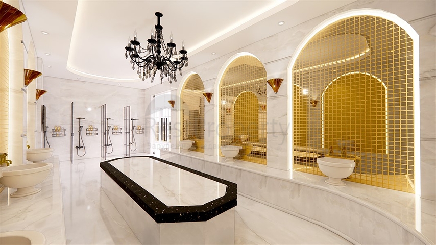 1+1 Apartment in einem Projekt in der Endphase des Baus im Stadtteil Avsallar