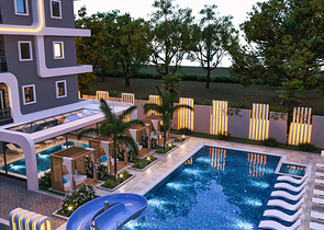 1+1 Wohnung im Bau im Stadtteil Mahmutlar