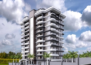 Wohnung 2+1 in einem neuen Komplex mit Hotelinfrastruktur