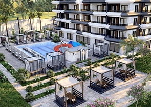 Wohnung 2+1 in einem neuen Komplex mit Hotelinfrastruktur