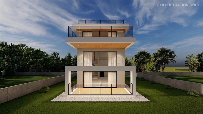 Ein neues Bauprojekt in Nordzypern in der Region Esentepe