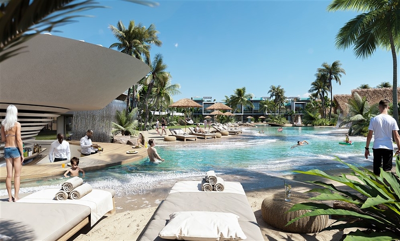 Neue Wohnanlage mit Hotelinfrastruktur im Stadtteil Esentepe