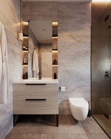 Neue Wohnanlage mit Hotelinfrastruktur im Stadtteil Esentepe