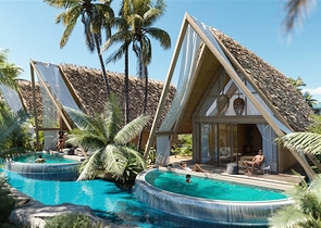 Neue Wohnanlage mit Hotelinfrastruktur im Stadtteil Esentepe