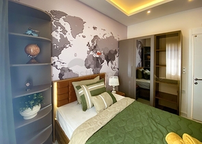 3+1 lineare Wohnung im beliebten Stadtteil Mahmutlar