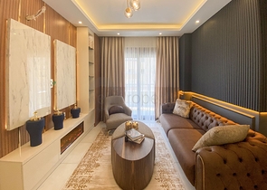 3+1 lineare Wohnung im beliebten Stadtteil Mahmutlar