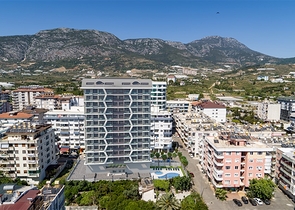 1+1 Wohnung mit hervorragender Infrastruktur im Stadtteil Mahmutlar