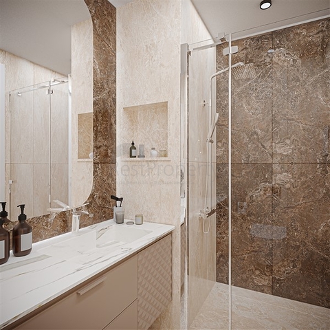 Neues Projekt während der Bauphase 800 m vom Meer entfernt im Bereich Oba