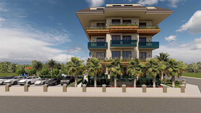 Neues Projekt während der Bauphase 800 m vom Meer entfernt im Bereich Oba