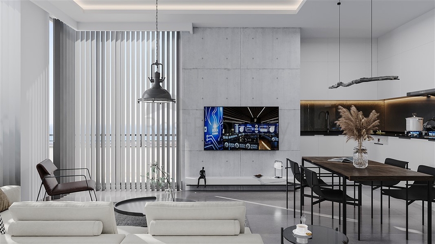 Ein Projekt für Liebhaber von Ruhe und Frieden im Zentrum von Alanya 