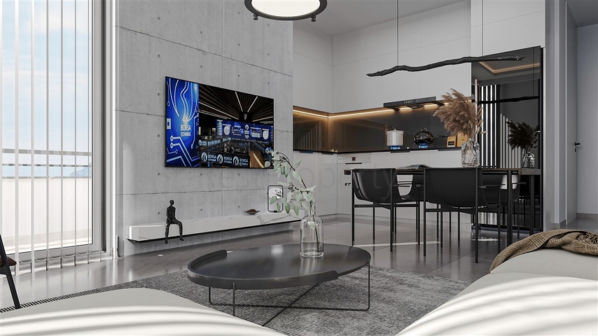 Ein Projekt für Liebhaber von Ruhe und Frieden im Zentrum von Alanya 