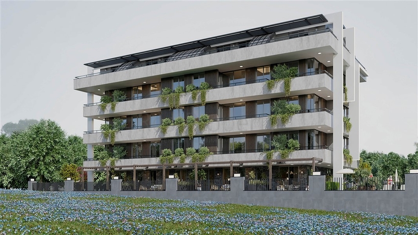 Ein Projekt für Liebhaber von Ruhe und Frieden im Zentrum von Alanya 