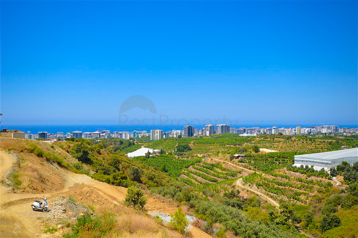 Villa in Sith 4+1 mit kleinem Garten und Meer- und Bergblick in der malerischen Gegend von Kargicak