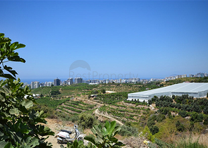Villa in Sith 4+1 mit kleinem Garten und Meer- und Bergblick in der malerischen Gegend von Kargicak