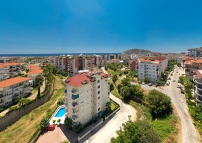 2+1-Wohnung im Stadtteil Djikjili mit großem Balkon