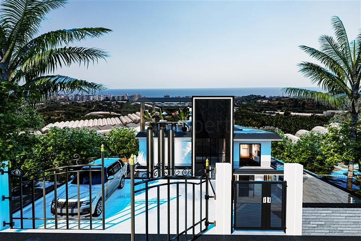 Einzigartiges 5+1-Villaprojekt im Stadtteil Kestel