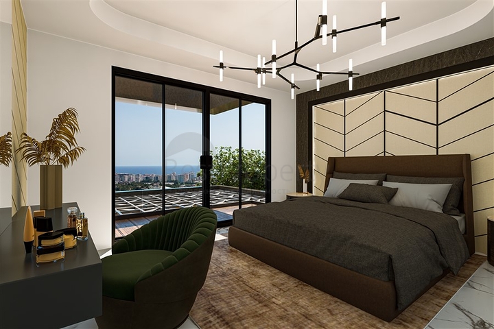 Einzigartiges 5+1-Villaprojekt im Stadtteil Kestel