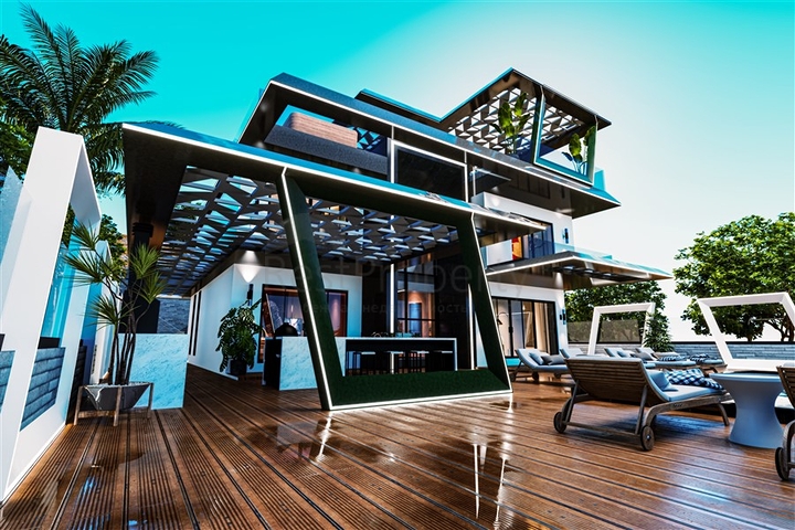 Einzigartiges 5+1-Villaprojekt im Stadtteil Kestel