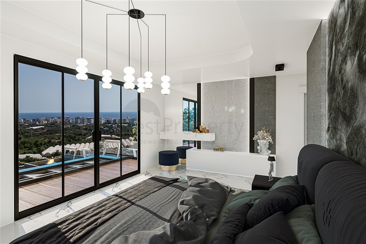 Einzigartiges 5+1-Villaprojekt im Stadtteil Kestel