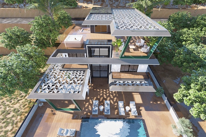 Einzigartiges 5+1-Villaprojekt im Stadtteil Kestel