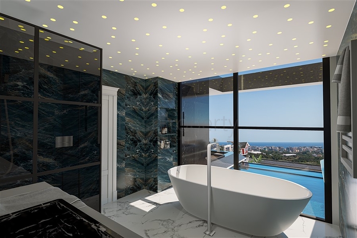 Einzigartiges 5+1-Villaprojekt im Stadtteil Kestel