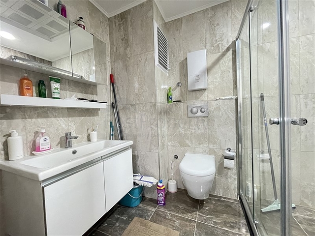 Helle Wohnung mit einem Schlafzimmer in der Gegend mit dem besten Sandstrand in Avsallar