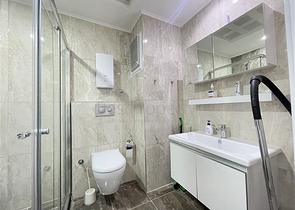 1+1 Wohnung in einer beliebten Wohnanlage im Stadtteil Avsallar