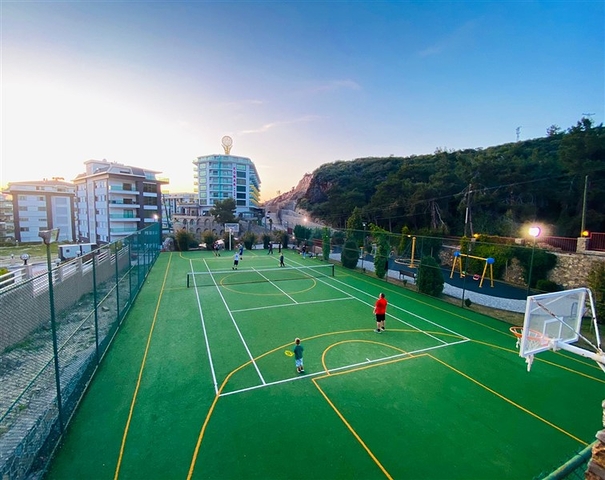 2+1 Penthouse mit Blick auf das Mittelmeer, nur 400 m vom Strand von Kargicak entfernt