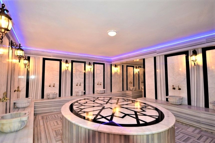 2+1 Penthouse mit Blick auf das Mittelmeer, nur 400 m vom Strand von Kargicak entfernt