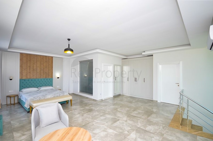 2+1 Penthouse mit Blick auf das Mittelmeer, nur 400 m vom Strand von Kargicak entfernt