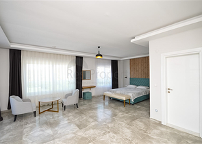 2+1 Penthouse mit Blick auf das Mittelmeer, nur 400 m vom Strand von Kargicak entfernt