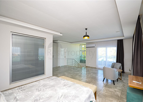 2+1 Penthouse mit Blick auf das Mittelmeer, nur 400 m vom Strand von Kargicak entfernt