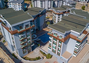 2+1 Penthouse mit Blick auf das Mittelmeer, nur 400 m vom Strand von Kargicak entfernt