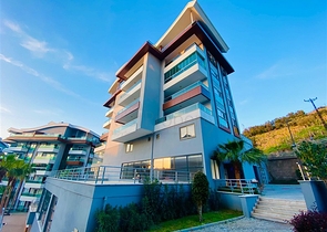 2+1 Penthouse mit Blick auf das Mittelmeer, nur 400 m vom Strand von Kargicak entfernt