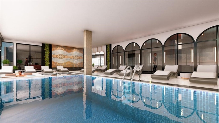 1+1 Wohnung in einem neuen Komplex in Avsallar