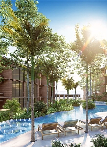 Wohnungen mit Möbeln in einer modernen Eigentumswohnung in Kamal