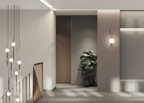 Wohnungen mit Möbeln in einer modernen Eigentumswohnung in Kamal