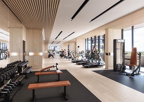 Wohnungen mit Möbeln in einer modernen Eigentumswohnung in Kamal