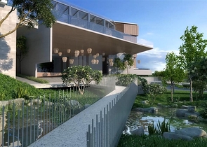 Wohnungen mit Möbeln in einer modernen Eigentumswohnung in Kamal