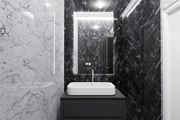 Wohnkomplex während der Bauphase im Stadtteil Demirtas