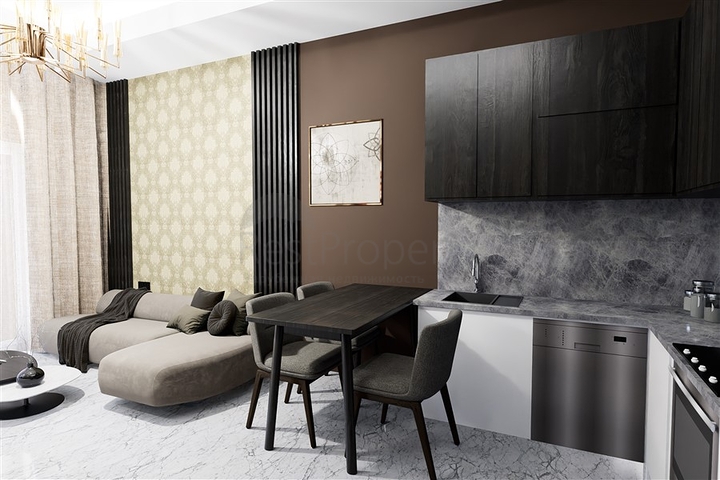 Wohnkomplex während der Bauphase im Stadtteil Demirtas