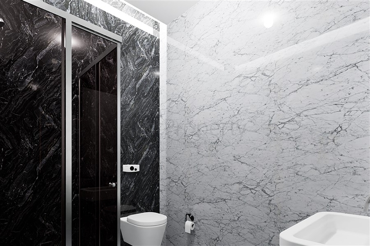 Wohnkomplex während der Bauphase im Stadtteil Demirtas