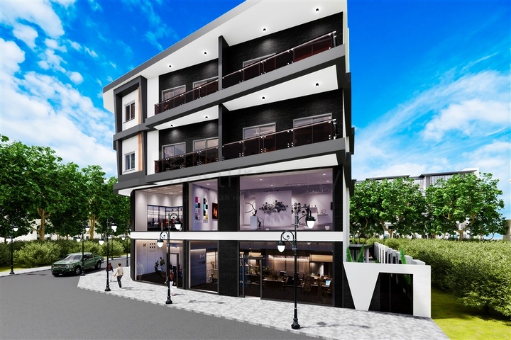 Wohnkomplex während der Bauphase im Stadtteil Demirtas