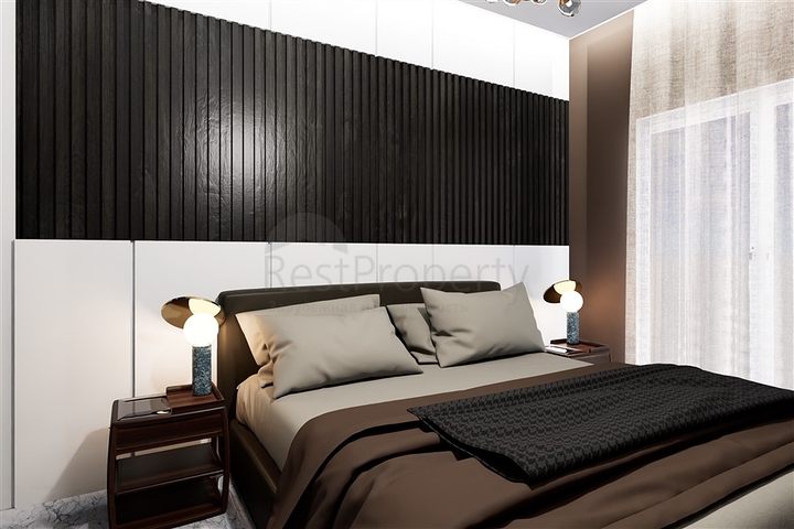 Wohnkomplex während der Bauphase im Stadtteil Demirtas