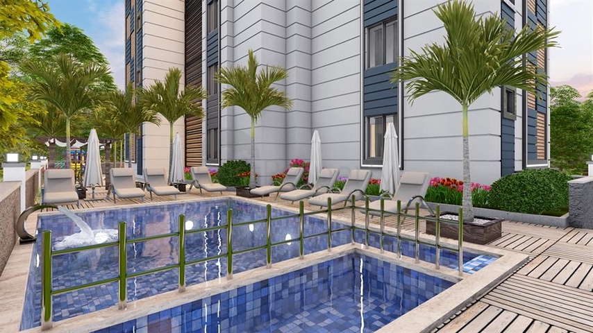 Neuer Boutique-Komplex im Stadtteil Gazipasa