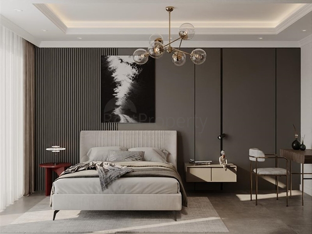 Villa 3+1 mit Whirlpool auf dem Dach, 250 m vom Meer entfernt