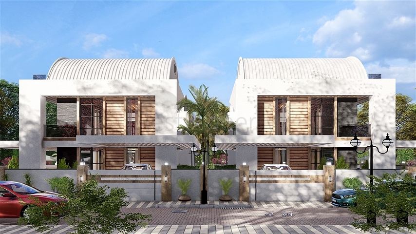 Villa 3+1 mit Whirlpool auf dem Dach, 250 m vom Meer entfernt