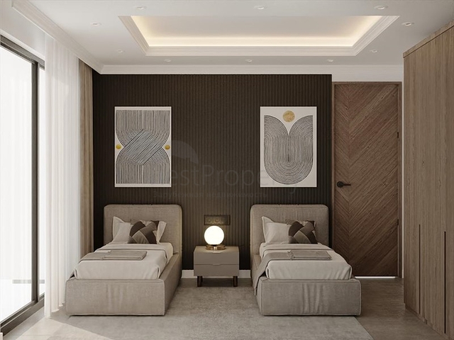 Villa 3+1 mit Whirlpool auf dem Dach, 250 m vom Meer entfernt