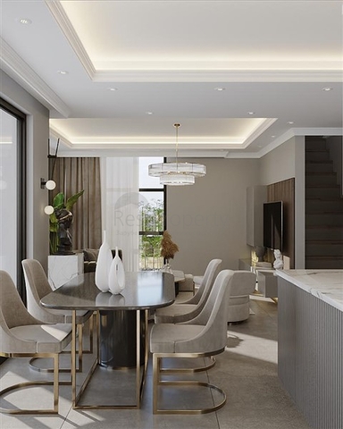 Villa 3+1 mit Whirlpool auf dem Dach, 250 m vom Meer entfernt