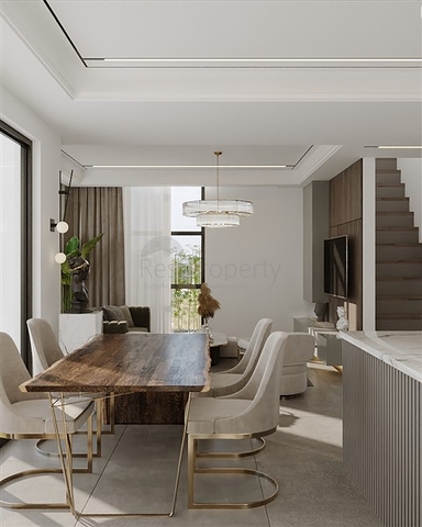 Villa 3+1 mit Whirlpool auf dem Dach, 250 m vom Meer entfernt